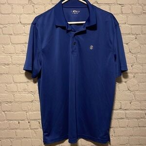 𝅺IZOD Golf Polo Size Large Blue